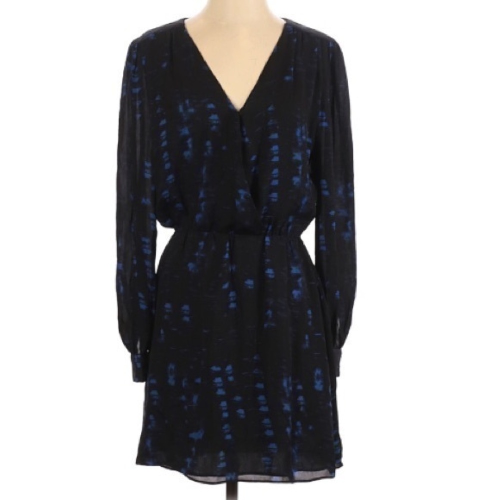 Parker silk open back cocktail dress